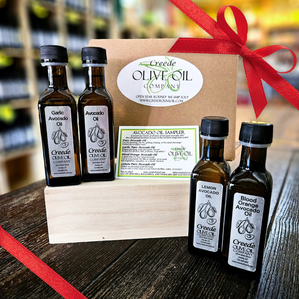 Sampler Boxed Gift Set - Avocado Oils Sampler - 4 Small Bottles with Gift Box