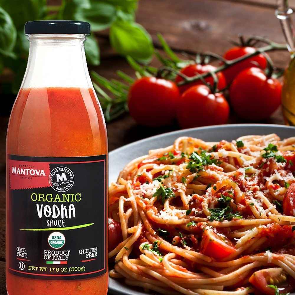 Mantova Organic Vodka Sauce, 17.6 oz.