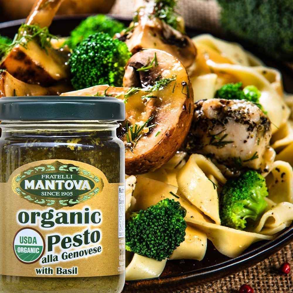 Mantova Organic Pesto Genovese, 4.6 oz.