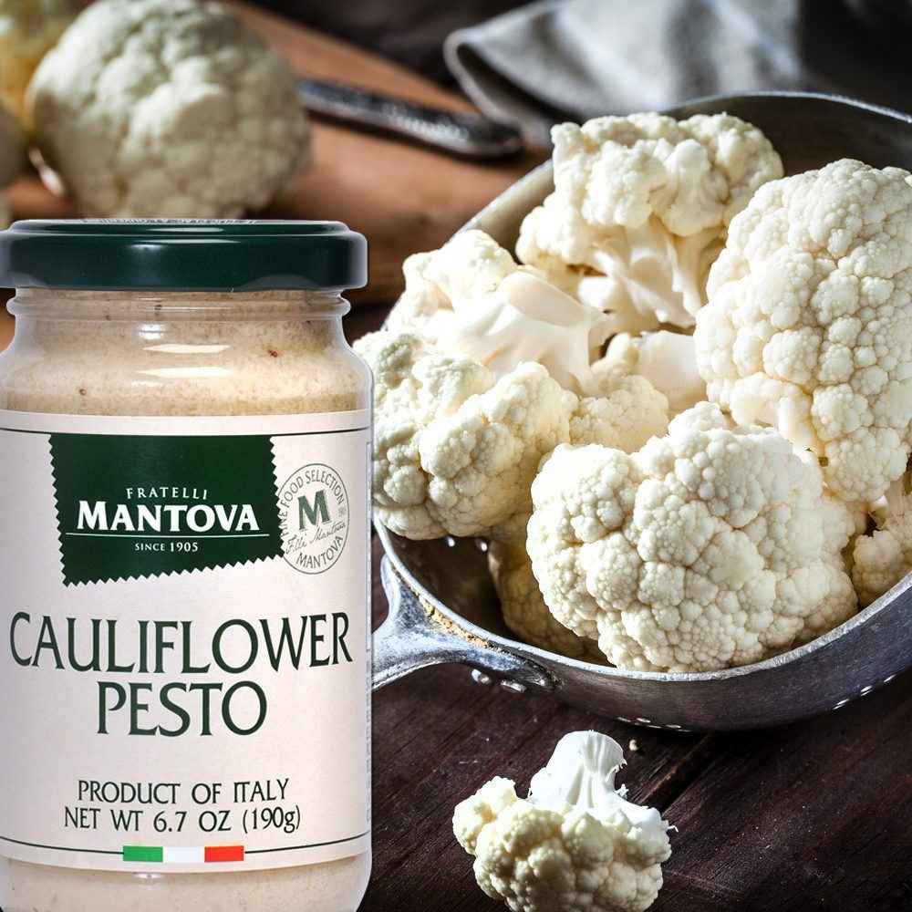 Mantova Cauliflower Pesto, 6.7 oz.