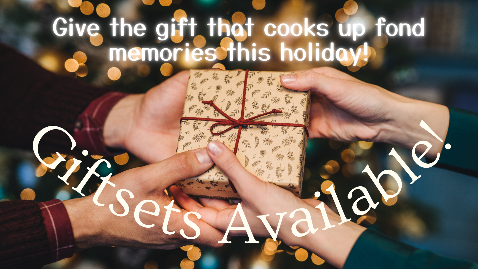 Giftsets available this holiday