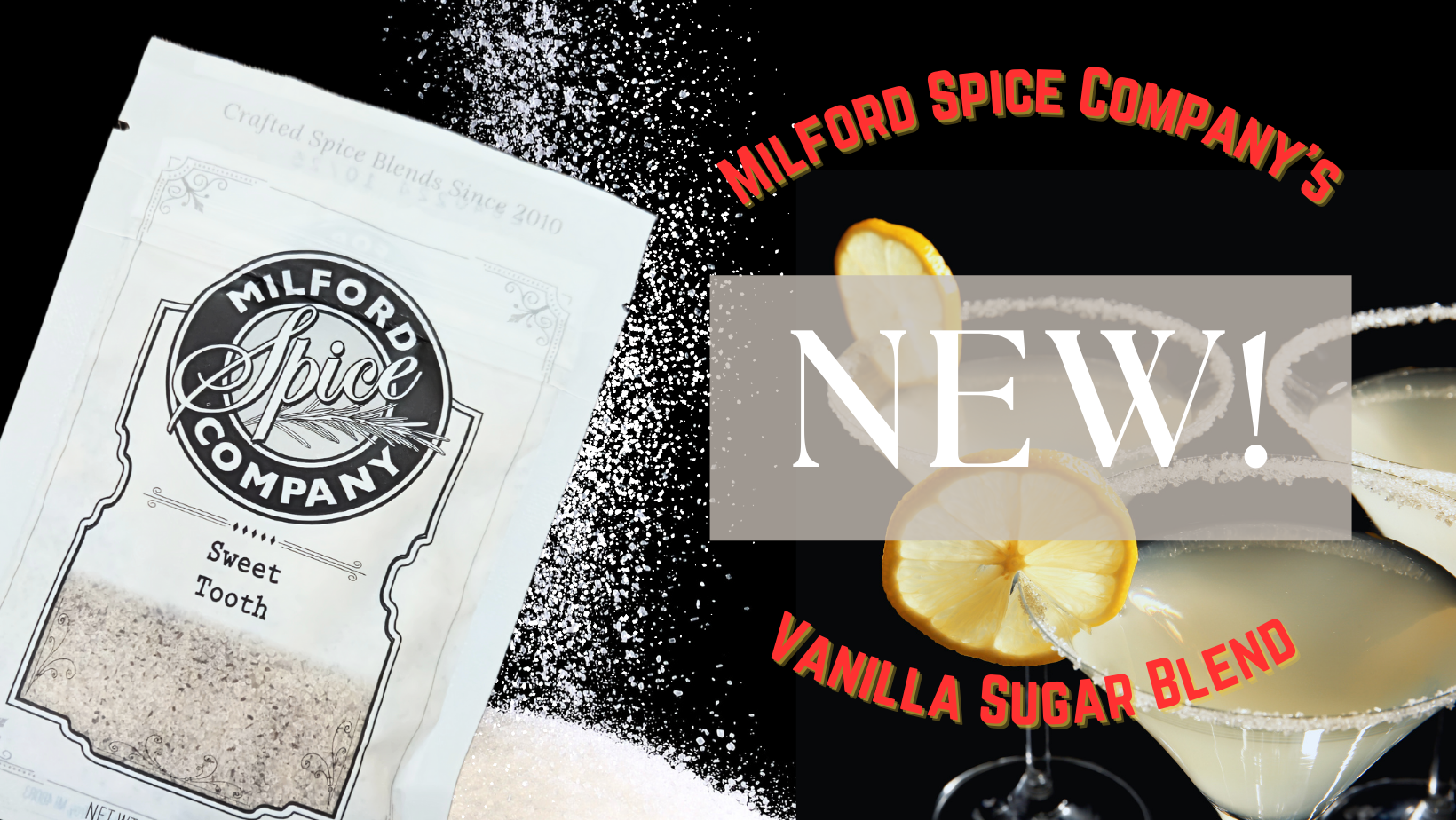 Milford Spice Company Sweet Tooth Vanilla Infused Sugar