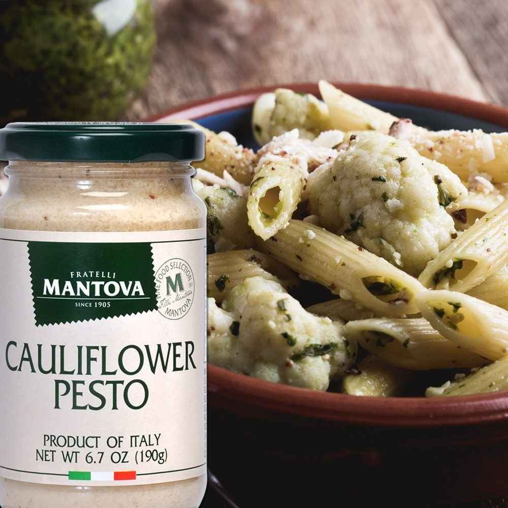 Mantova Cauliflower Pesto, 6.7 oz.