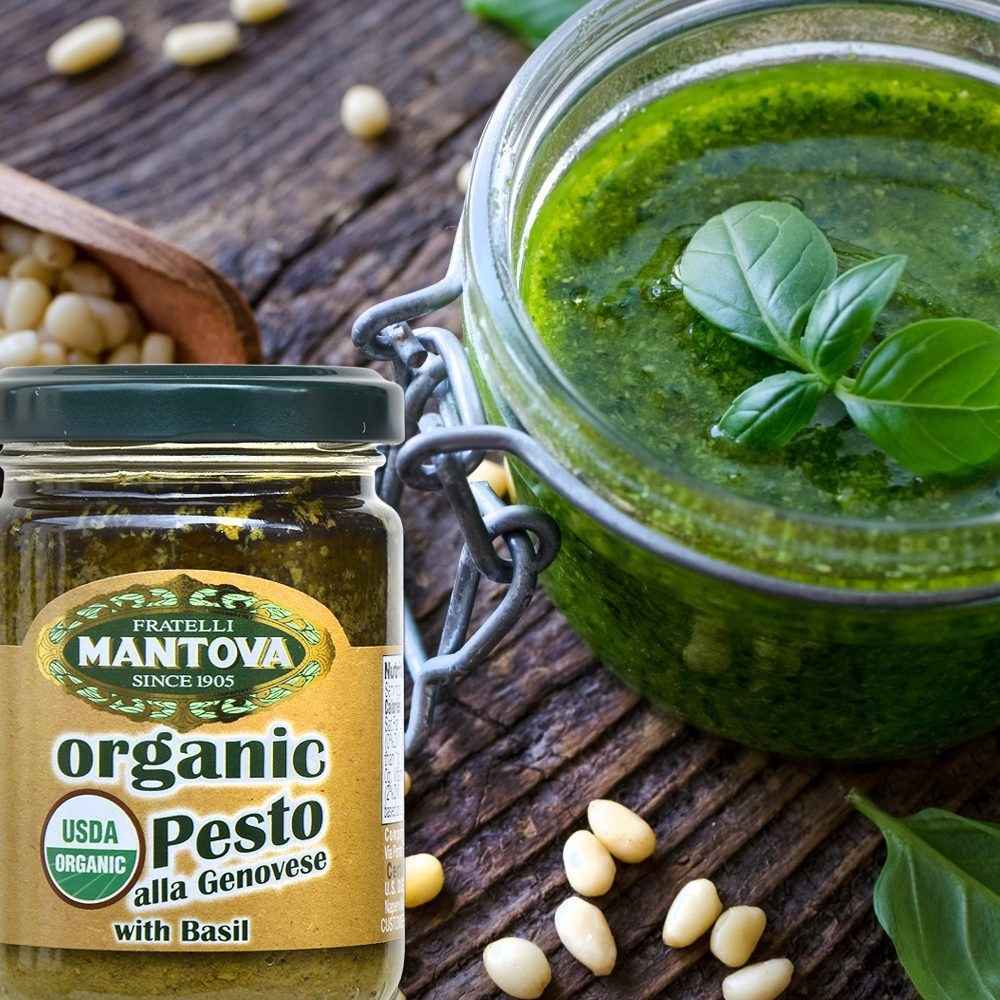 Mantova Organic Pesto Genovese, 4.6 oz.